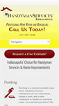 Mobile Screenshot of handymanservicesindianapolis.com