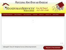 Tablet Screenshot of handymanservicesindianapolis.com